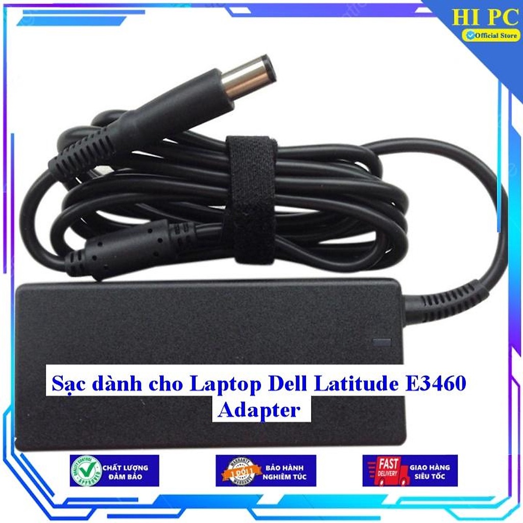 Sạc dành cho Laptop Dell Latitude E3460 Adapter - Hàng Nhập khẩu