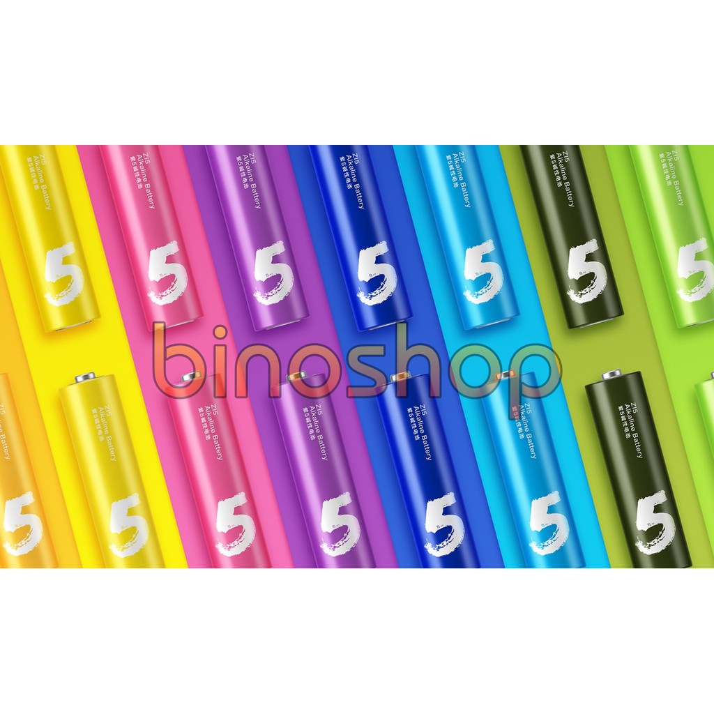 Pin tiểu AA Xiaomi Rainbow 5 (hộp 10 viên)