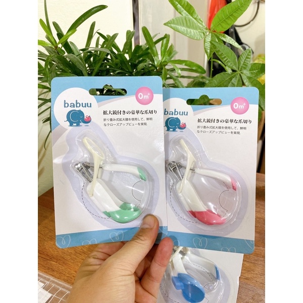 Bấm Móng Tay Cho Bé Có Kính Lúp An Toàn Babuu