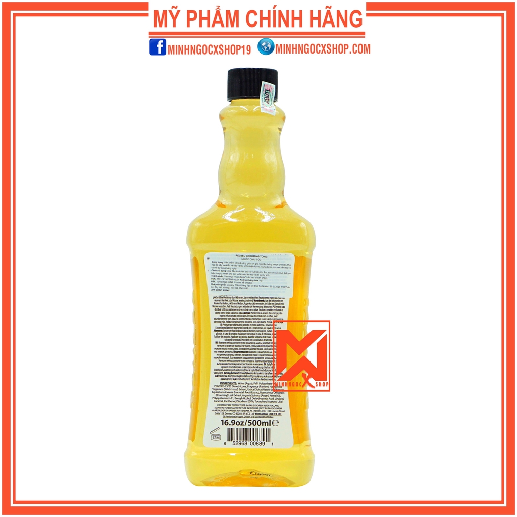 Nước chảy tóc tạo độ phồng tự nhiên REUZEL GROOMING TONIC 100 - 350 - 500ml chính hãng