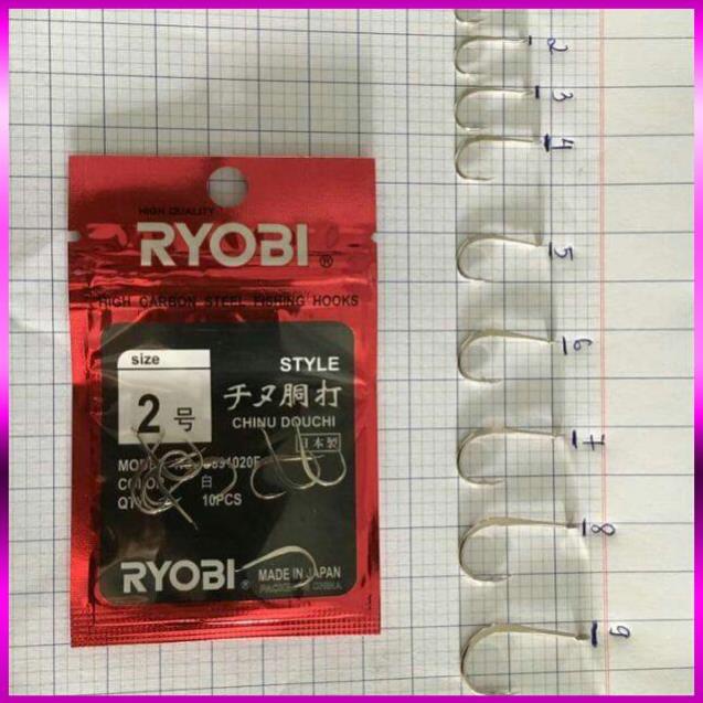 🐬 Lưỡi câu đơn T1999 đủ size chính hãng 🐬