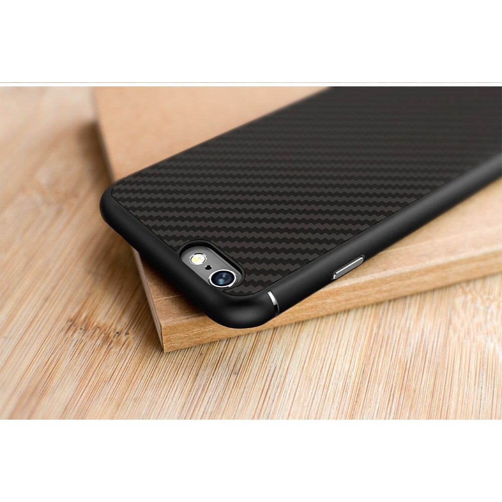 Ốp lưng iPhone 6 Plus/ 6S Plus vân carbon chính hãng Nillkin Synthetic Fiber