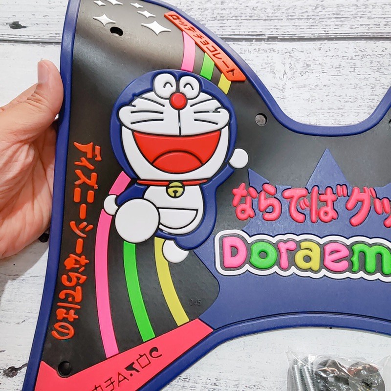 [Viền màu ngẫu nhiên]Thảm lót sàn xe máy, thảm để chân hình Doraemon, Hello Kitty, Stitch cho xe Vario 125/150