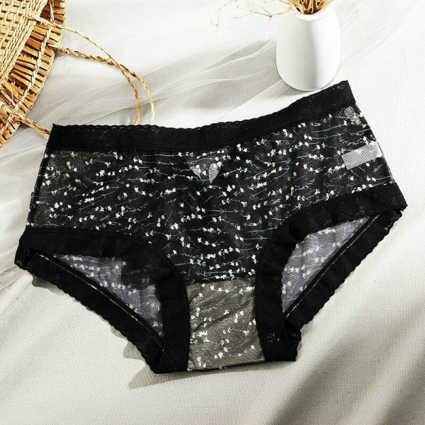 Quần Lót Ren Tơ Mỏng Nhẹ Thoáng Mát Đính Thỏ Cao Cấp