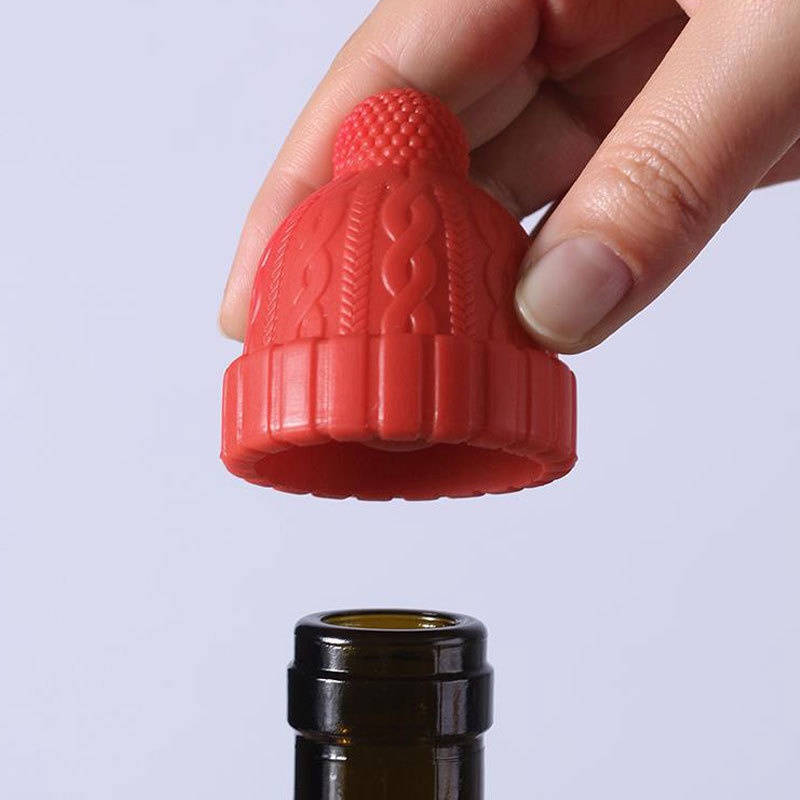 Nắp Đậy Chai Rượu Bằng Silicone Hình Nón Bảo Quản Tái Sử Dụng