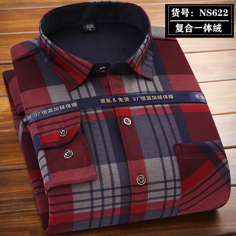 Áo Sơ Mi Nam Tay Dài Sọc Caro Thời Trang Mới