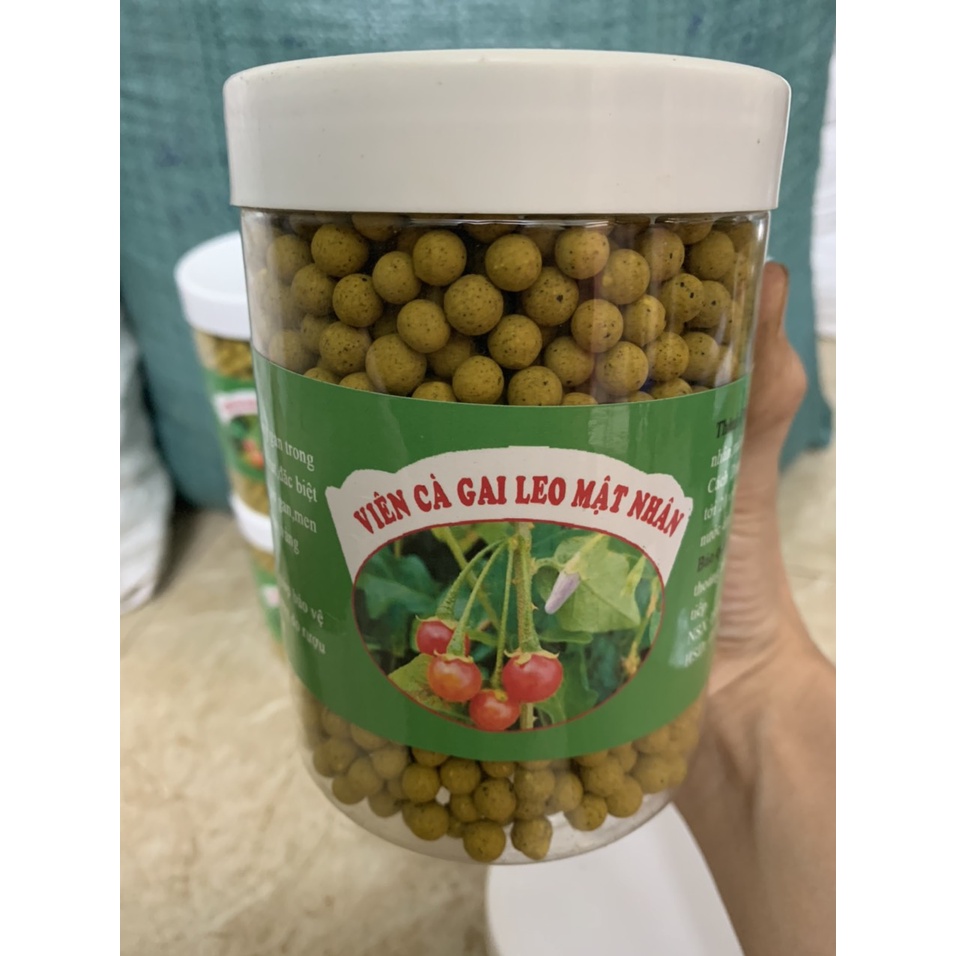 Viên cà gai leo mật nhân ( hộp 500g), tăng cường chức năng gan, giải độc gan, men gan cao, gan nhiễm mỡ