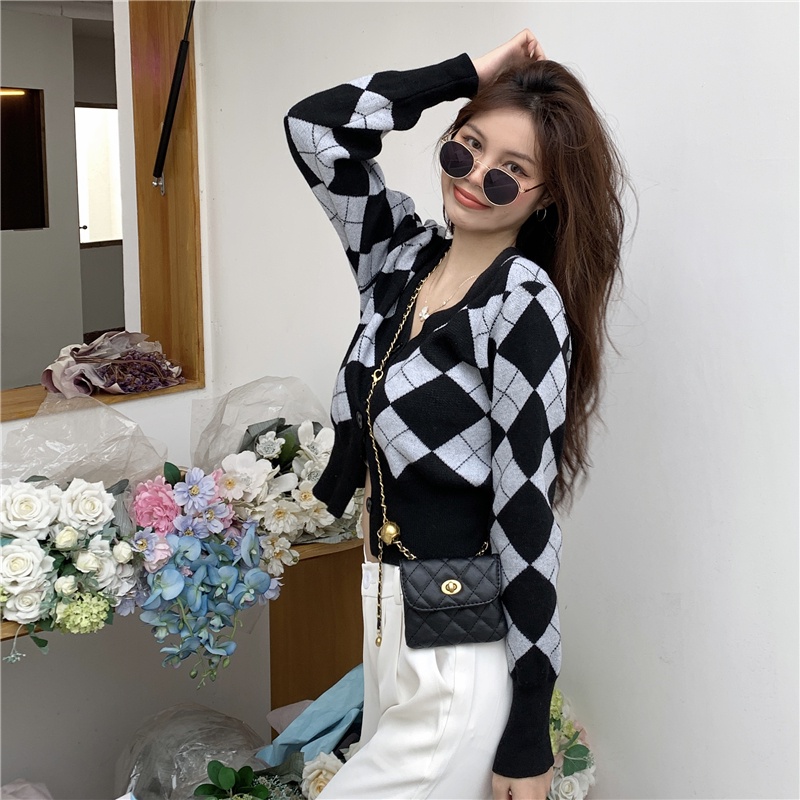 Áo khoác len cardigan thời trang nữ tính