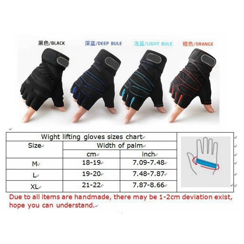 Găng Tay Thể Thao Nửa Ngón Cho Nam Nữ