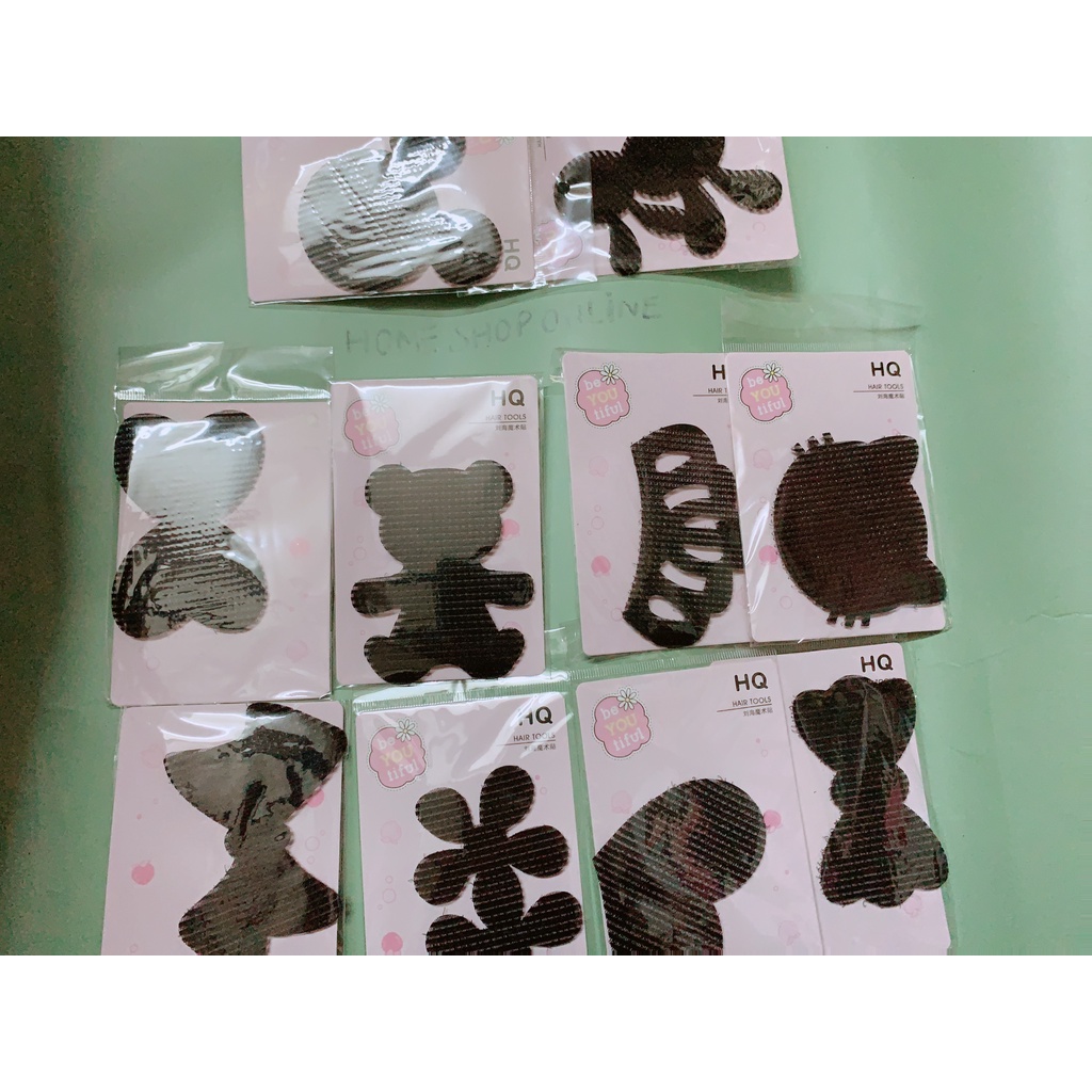 Set 10 miếng dán tóc con loại to dán chắc dành cho con gái HOME SHOP ONLINE