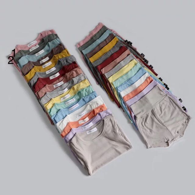 (số 11-16) Bộ thun gân lạnh Minkymom cho bé trai/gái