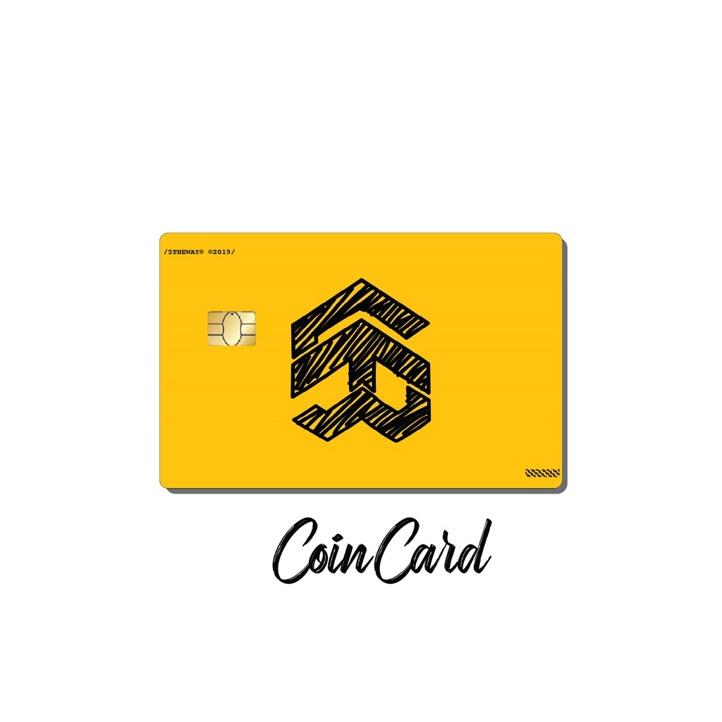 &quot;5THEWAY&quot;( ️ Decal dán Thẻ ATM, debit, thẻ từ, thẻ chung cư, bảo vệ thẻ) | Dán thẻ ATM COINCARD