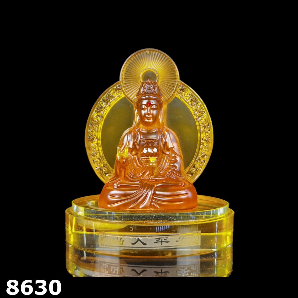 Quan Âm 2 Mặt  để xe bằng lưu ly  - Phật Giáo Tường Thuận