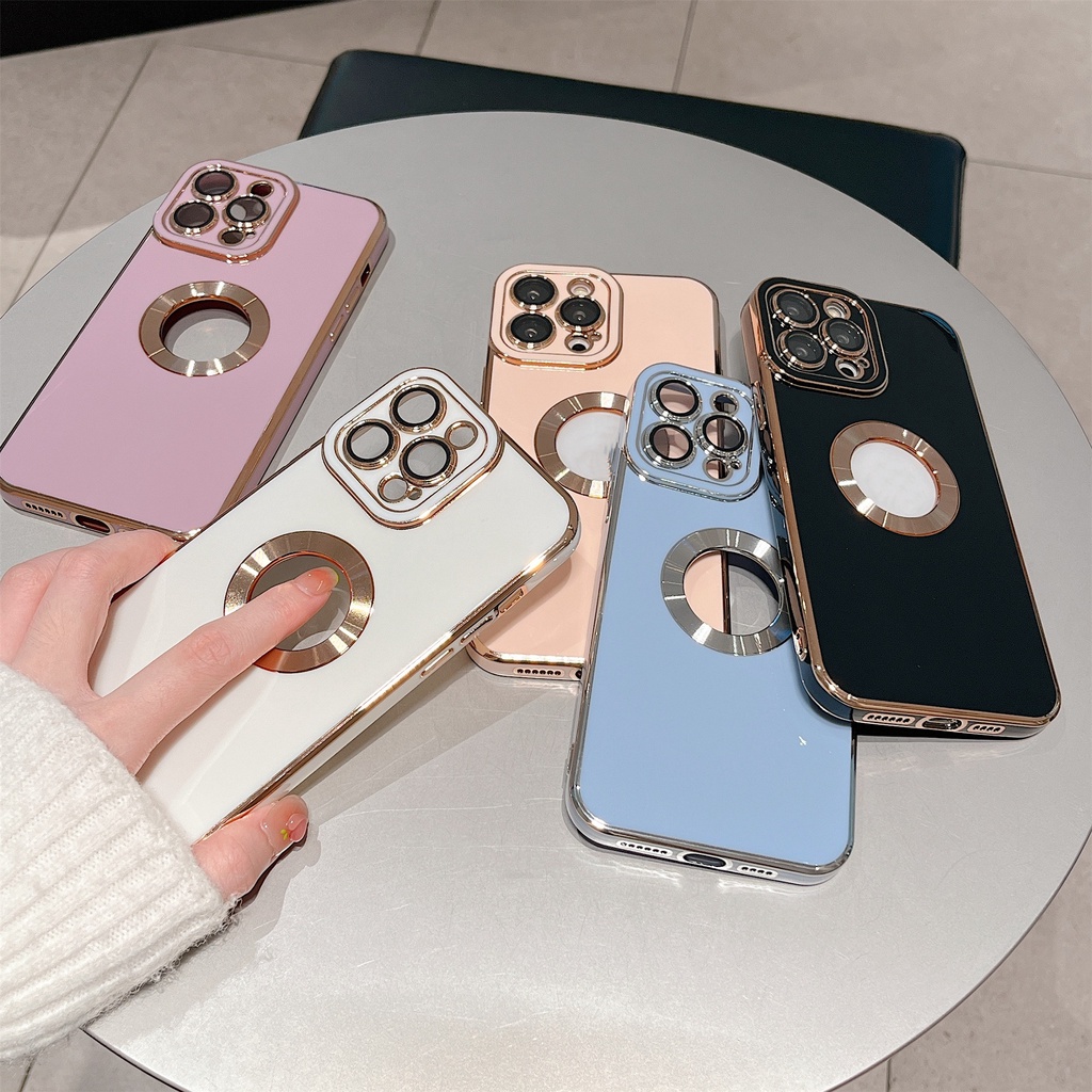 Ốp Điện Thoại Mềm Mạ 6D Sang Trọng Bảo Vệ Camera Cho iPhone 11 Pro MAX 12 13 Pro MAX Xr XS MAX Sự Bảo Vệ
