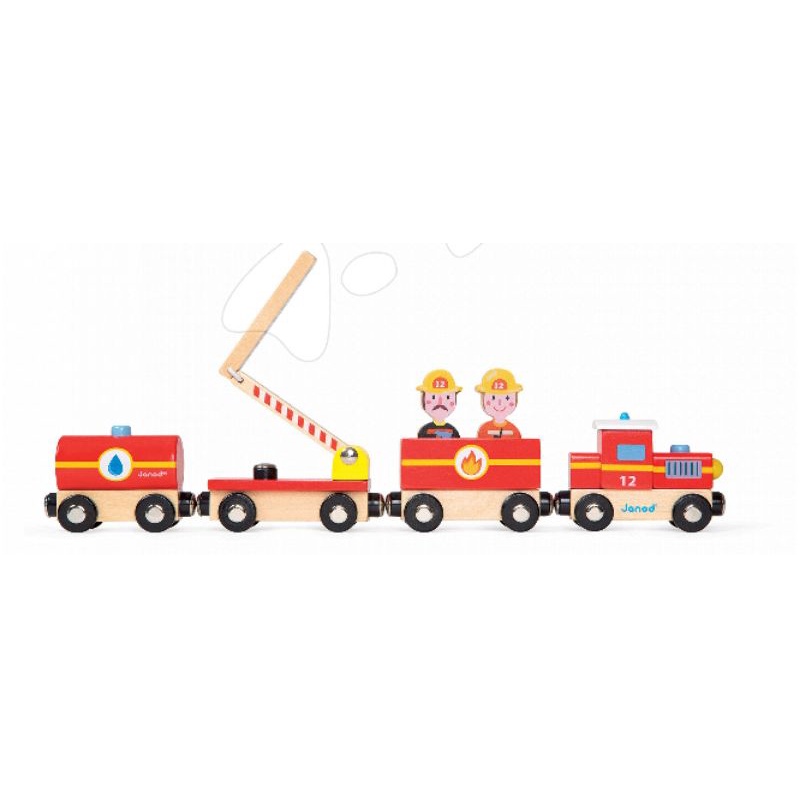 ĐỒ CHƠI GỖ XUẤT KHẨU CHÂU ÂU- Tàu cứu hoả gắn nam châm