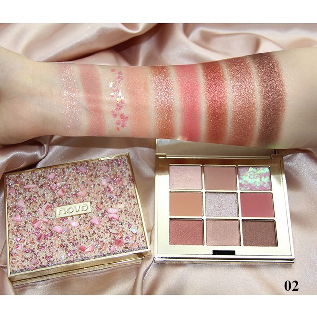 Phấn Mắt Novo 9 Ô Cao Cấp, Hộp Đính đá sang trọng Chính Hãng Nội Địa Trung Novo Create A Diamond Shine No. 5261 | BigBuy360 - bigbuy360.vn