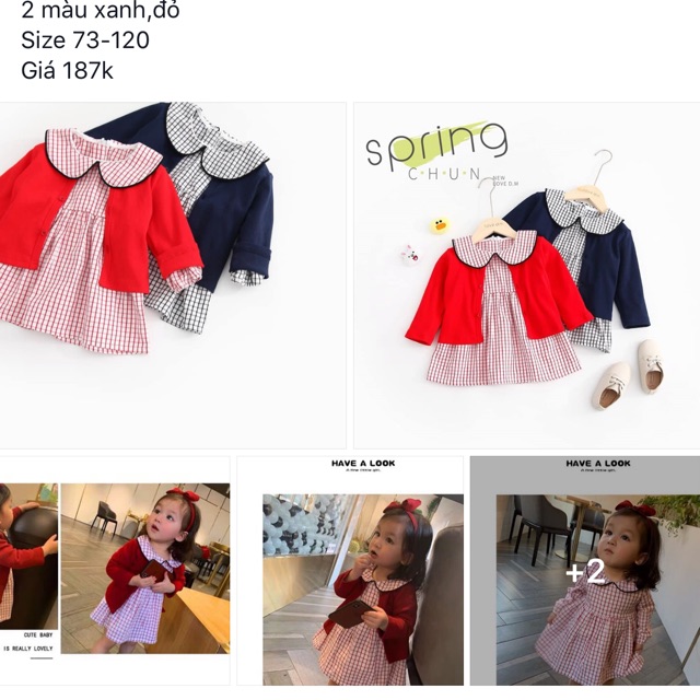 Set váy và áo khoác nhẹ