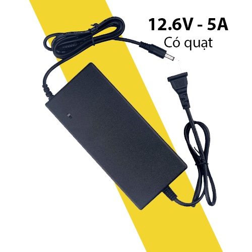 Sạc 3S 12.6V 5A có đèn báo đầy,chuyên sạc pin Li-ion 10.8V - 12V