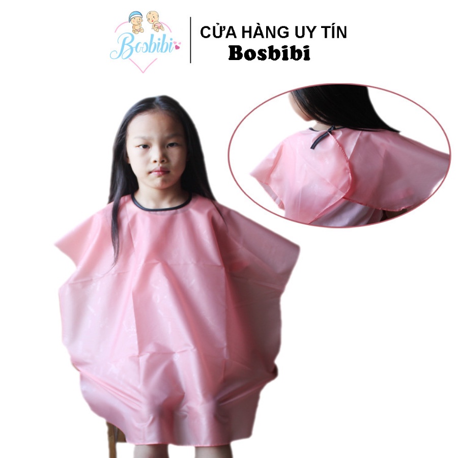 Áo choàng cắt tóc cho trẻ em nhiều màu