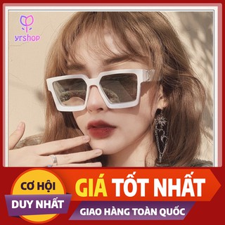 [XẢ KHO_FREESHIP] [XẢ KHO_FREESHIP]  [Mã NAVIFAHIO giảm 10K đơn 50K] Kính Râm Gọng Trắng Nữ Cá Tính[FREESHIP]🌸 Kính Thờ