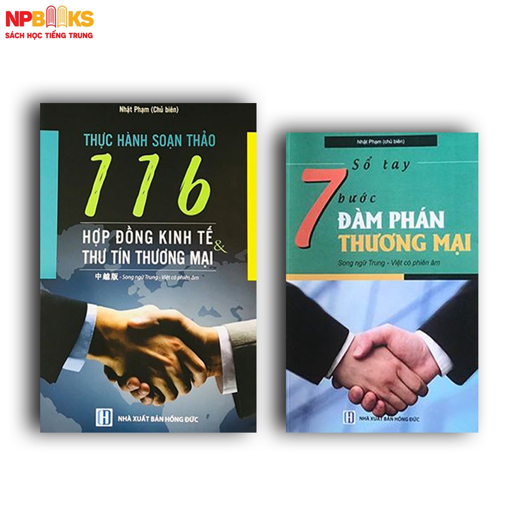 Sách - Combo thực hành soạn thảo hợp đồng kinh tế và thư tín thương mại +sổ tay 7 bước.