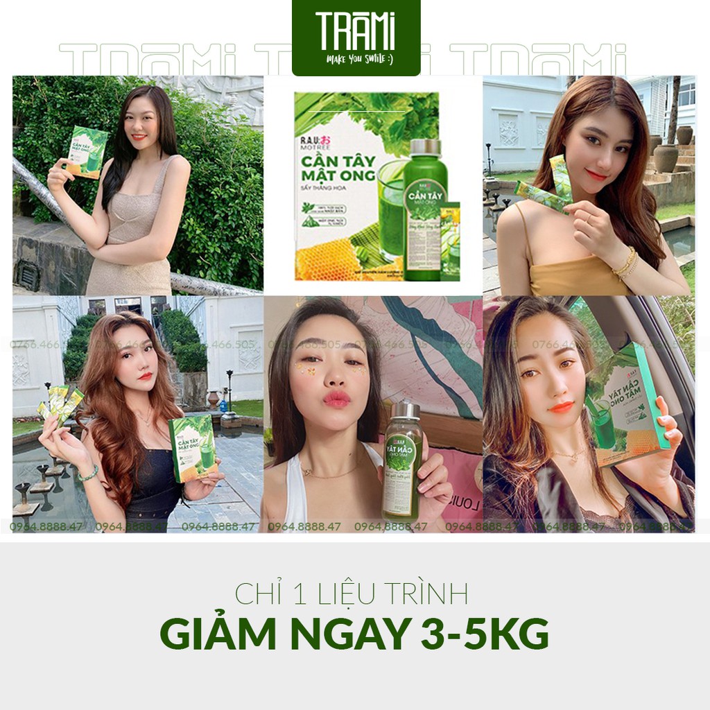 [CHÍNH HÃNG] Cần Tây Mật Ong Motree, Cần Tây Mật Ong Giảm Cân, Đánh Bay Mỡ Thừa, Giảm Cân Hiệu Quả, Da Sáng Dáng Xinh