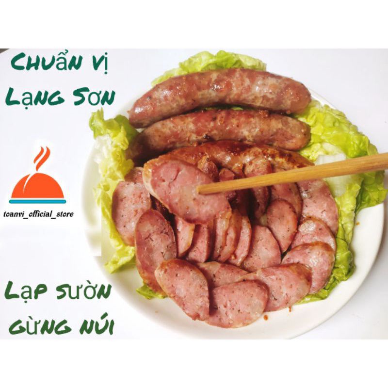 Lạp Sườn hun khói vị gừng núi đặc sản Xứ Lạng túi 500g đảm bảo ngon