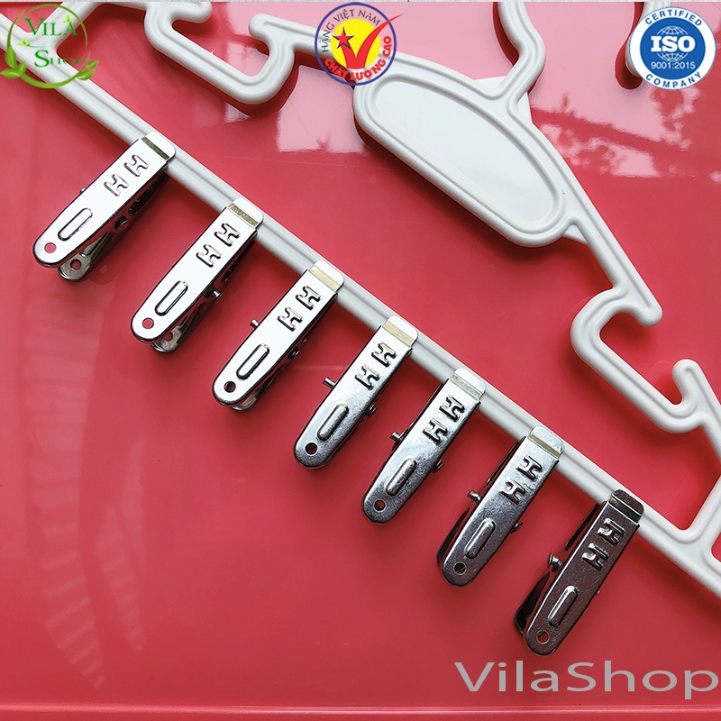 Bộ Sưu Tập 10 Móc Treo Quần Áo Người Lớn, Móc Treo Đa Năng Inochi Nhựa PP Chịu Tác Động Thời Tiết Không Cong Vênh