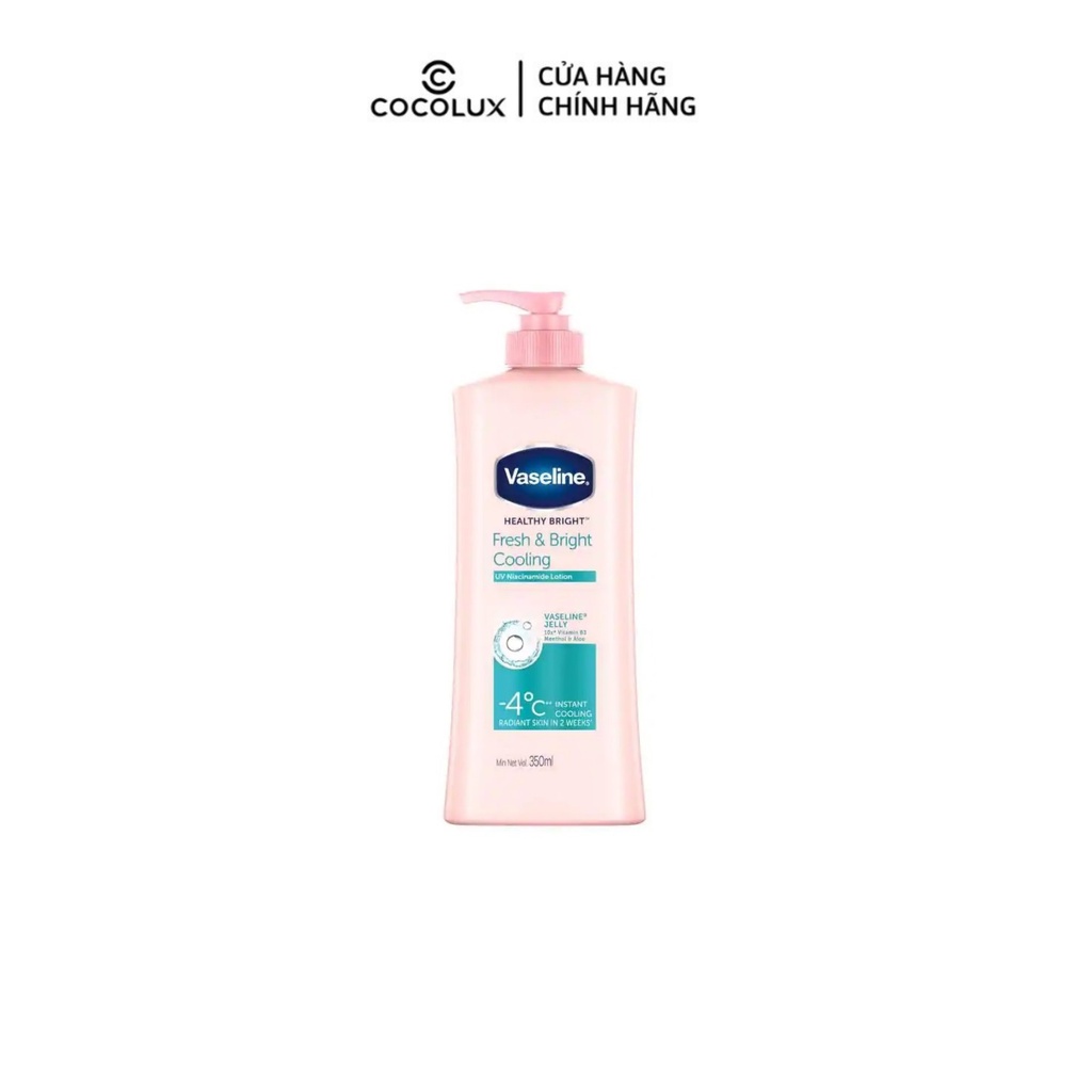 [Công Ty, Tem Phụ] Sữa Dưỡng Thể Dịu Mát Trắng Da Vaseline Fresh &amp; Fair [COCOLUX]