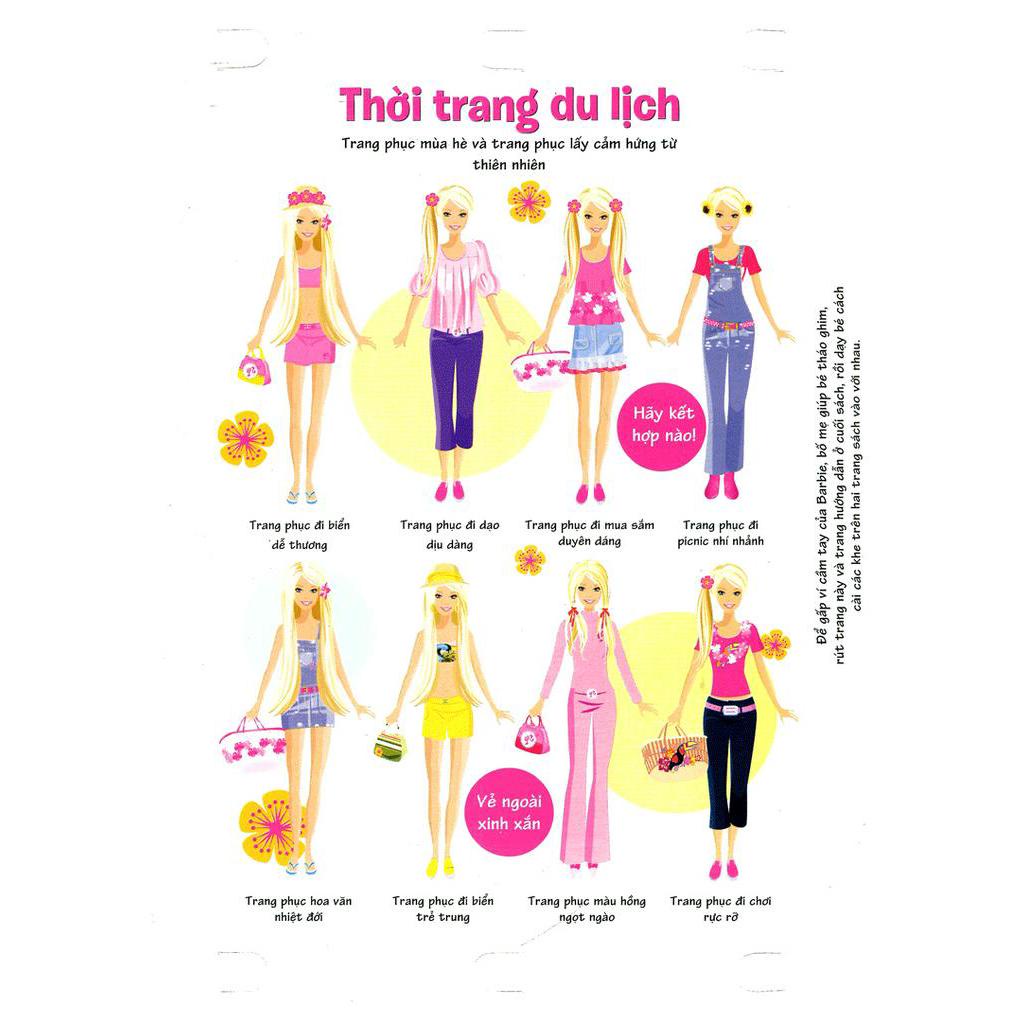 Sách Thiết Kế Thời Trang Barbie - Thời Trang Du Lịch