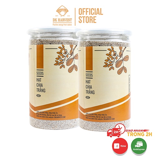 COMBO SIÊU TIẾT KIỆM - 2 Hạt Chia Trắng DK Harvest Nhập Khẩu ÚC - Hộp 300g