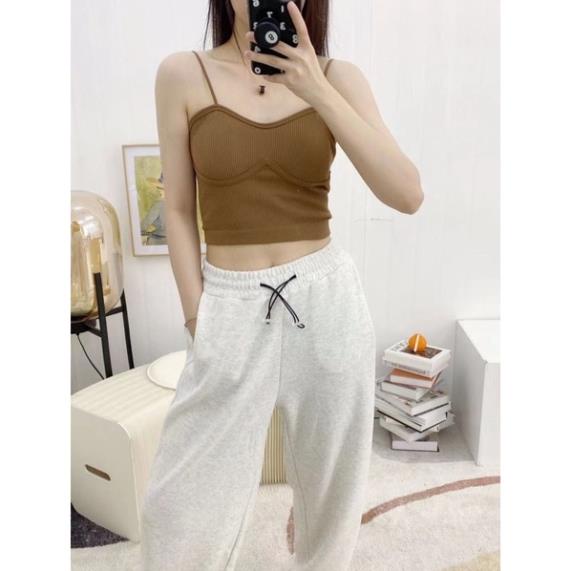 ❤️ Áo Lót Nữ , Áo Bra Len Tăm Cúp Ngực Dáng Lửng Phong Cách Hàn 2820 ❤️