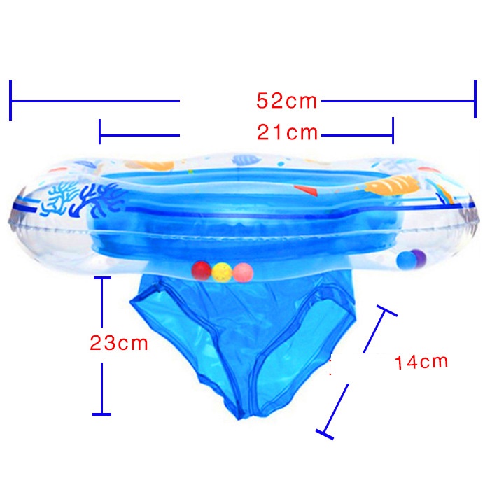 Phao bơi cho bé KOLANO áo phao tập bơi chống lật có xỏ chân an toàn cho bé 1,2,3 tuổi SS-001396