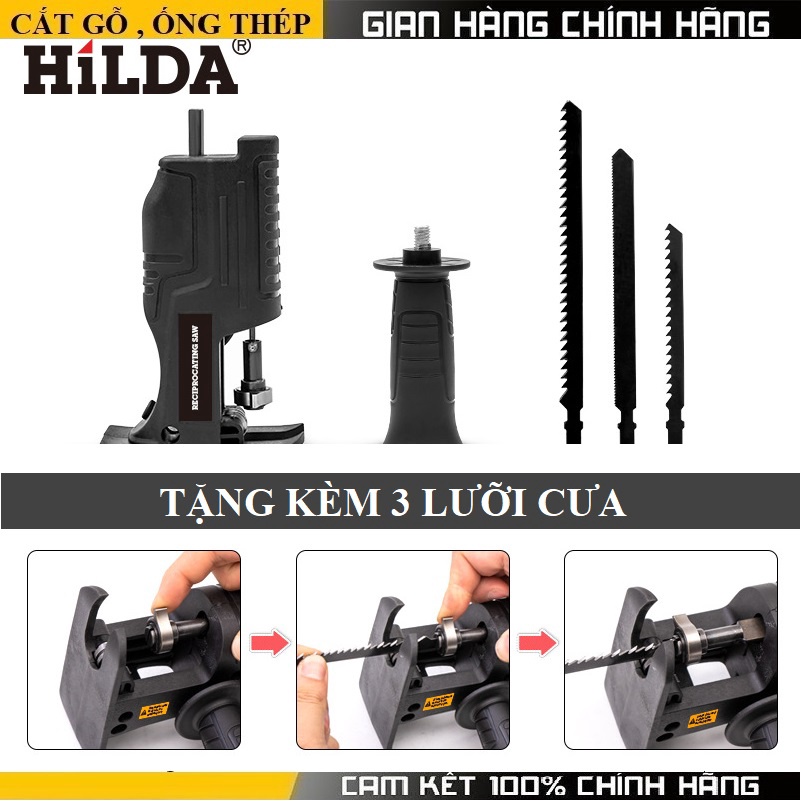 Bộ chuyển đổi máy khoan thành máy cưa gỗ cắt nhựa cầm tay