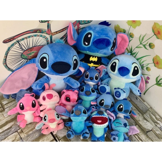 Combo gấu bông stitch và 50 gấu bông size 15cm