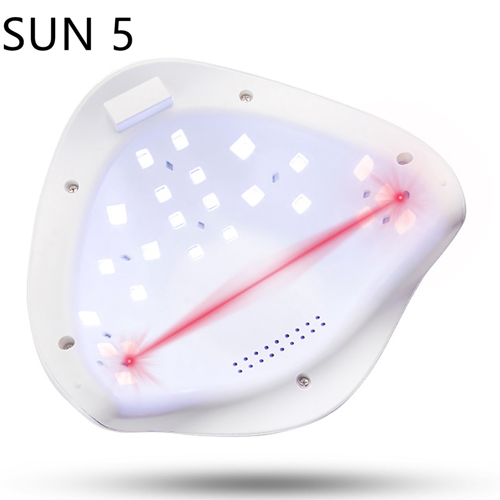 Đèn nướng chuyên dụng cho tiệm nail MÁY HƠ GEL SUN 5 48W HƠ MÓNG Chính Hãng UV/LED Đèn làm khô nhanh chuyên nghiệp