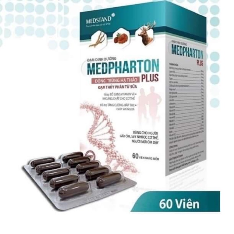 Đạm dinh dưỡng Medpharton thuỷ phân từ sữa , hỗ trợ hồi cơ thể sau ốm , giúp ăn ngon