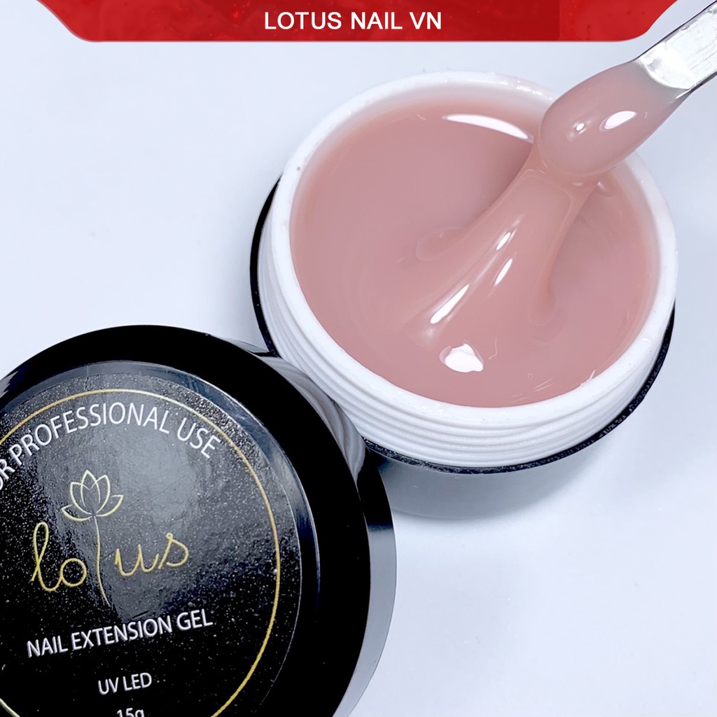 Gel đắp móng Lotus không nóng, dễ vào phom nhiều màu lựa chọn