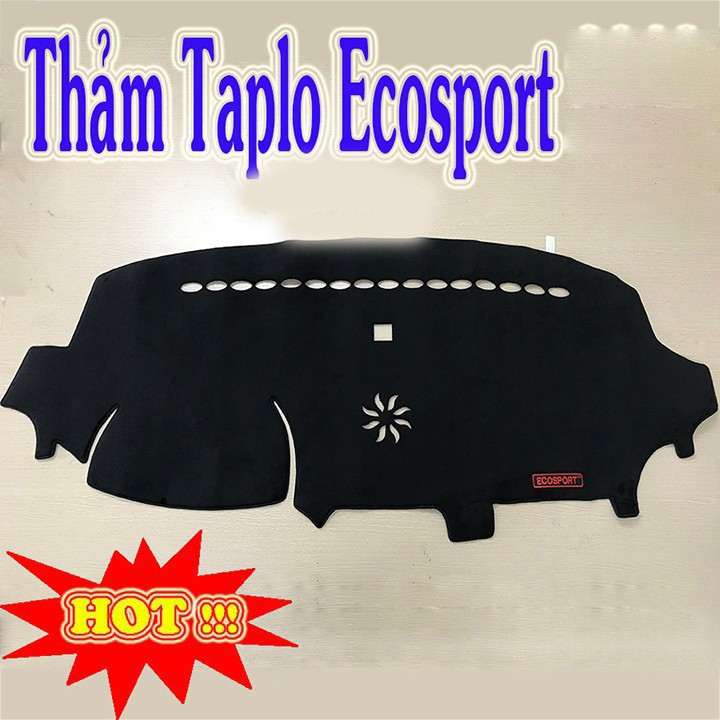 Thảm taplo lông cừu theo xe Ford Ecosport 2015- 2019 phụ kiện đồ chơi ô tô