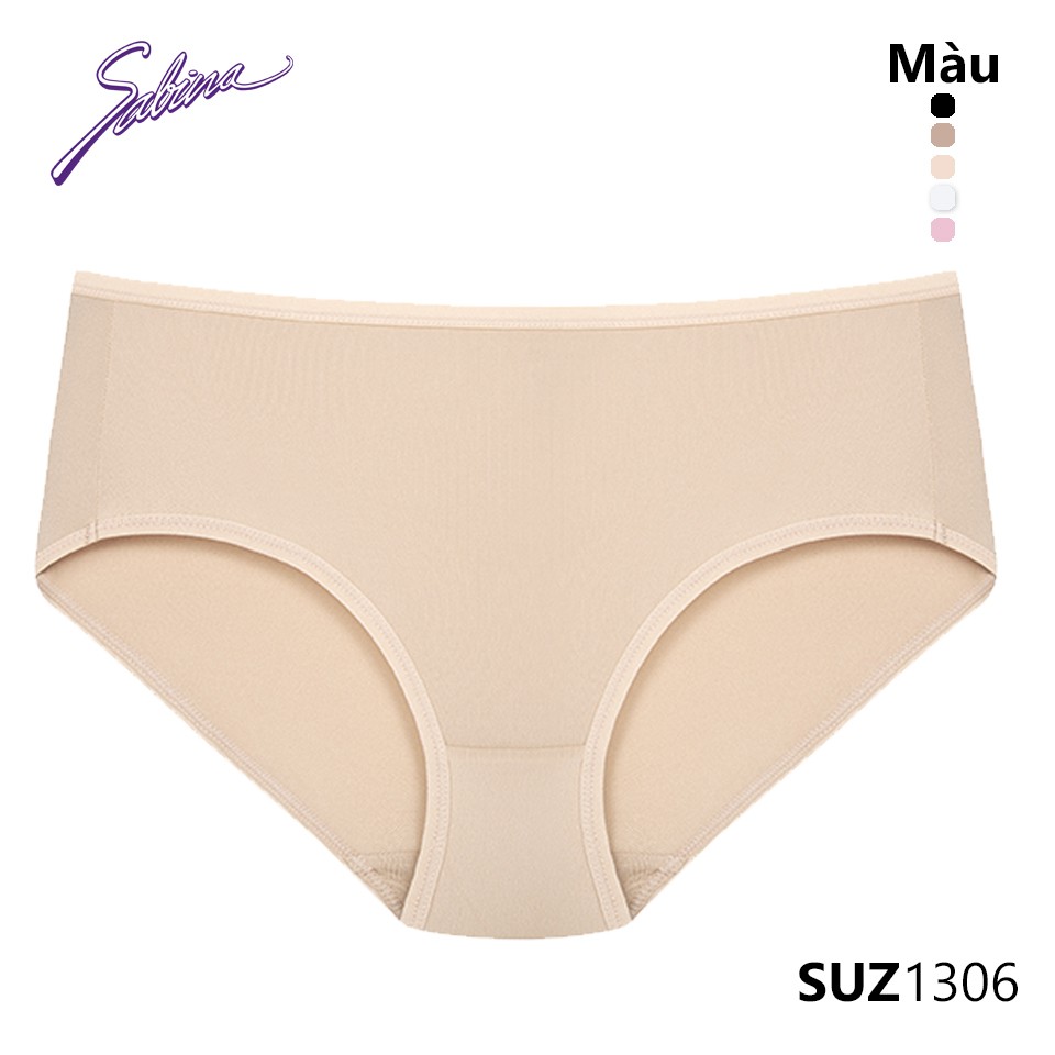[Mã WABRS31 giảm 20% tối đa 100k đơn 150k] Quần Lót Lưng Cao Vừa Cạp Cao Màu Trơn Panty Zone By Sabina SUZ1306