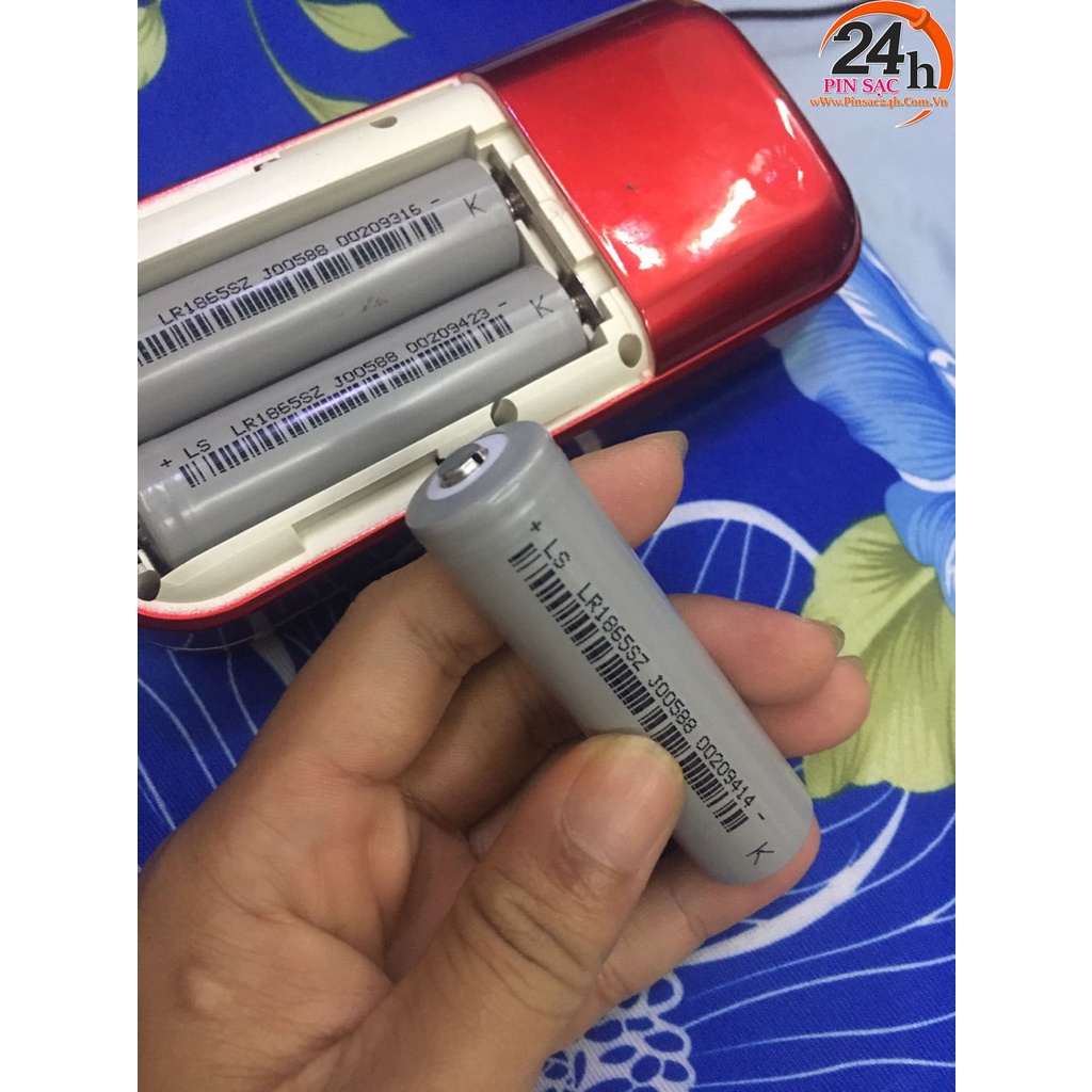 PS24. Pin 18650 LS LISHEN Đầu Nhọn Xám 5C Chính Hãng, Dung Lượng Cao 2500 mah, Dòng Xả 12.5A