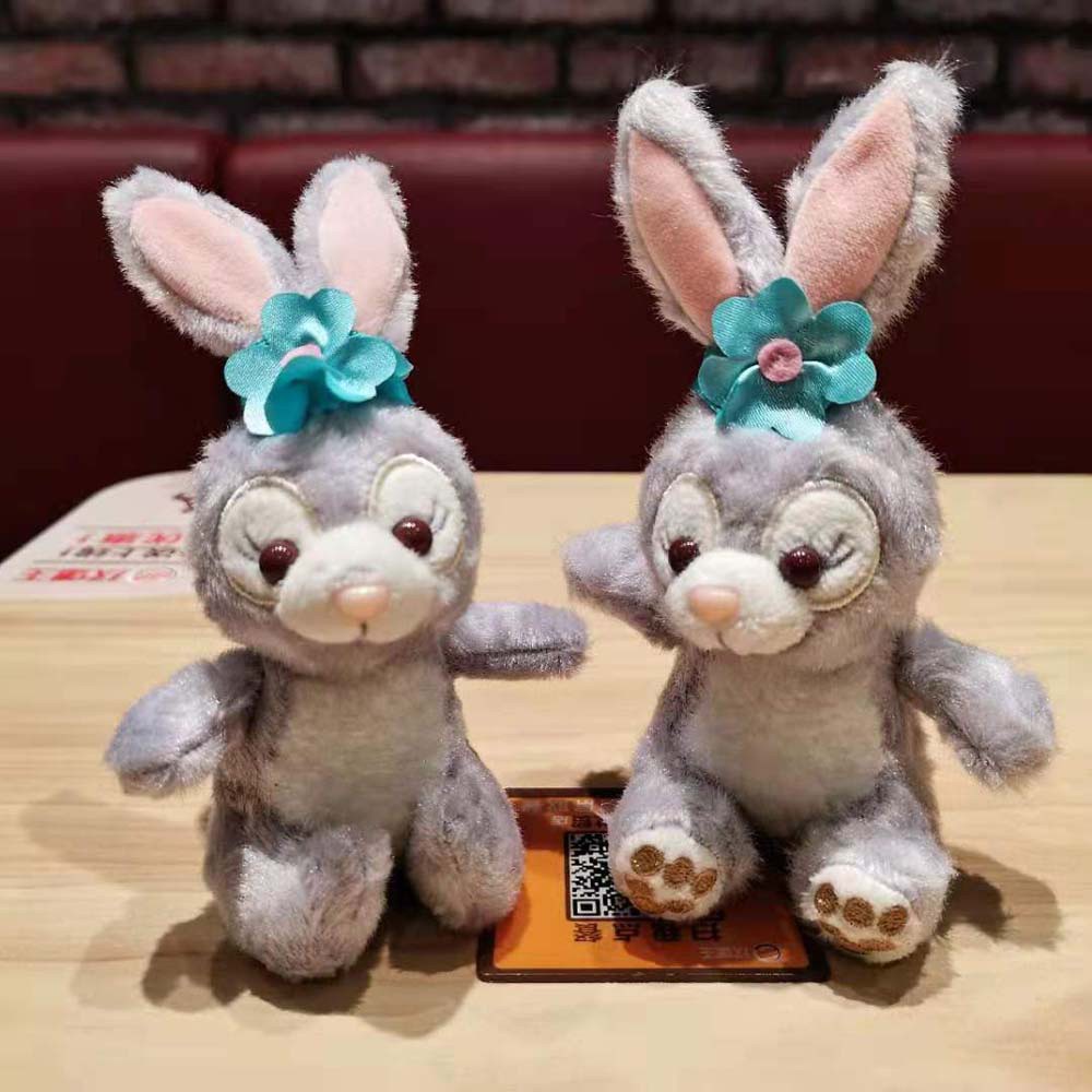 Móc chìa khóa hình thỏ nhồi bông dễ thương đáng yêu