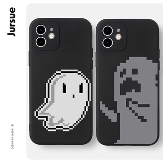 Ốp lưng JURSUE hoạt hình cặp đôi dễ thương đẹp ngộ nghĩnh Cho iPhone 16 15 14 13 12 11 Pro Max SE 2020 X XR XS ip 8 7 Plus XYH528