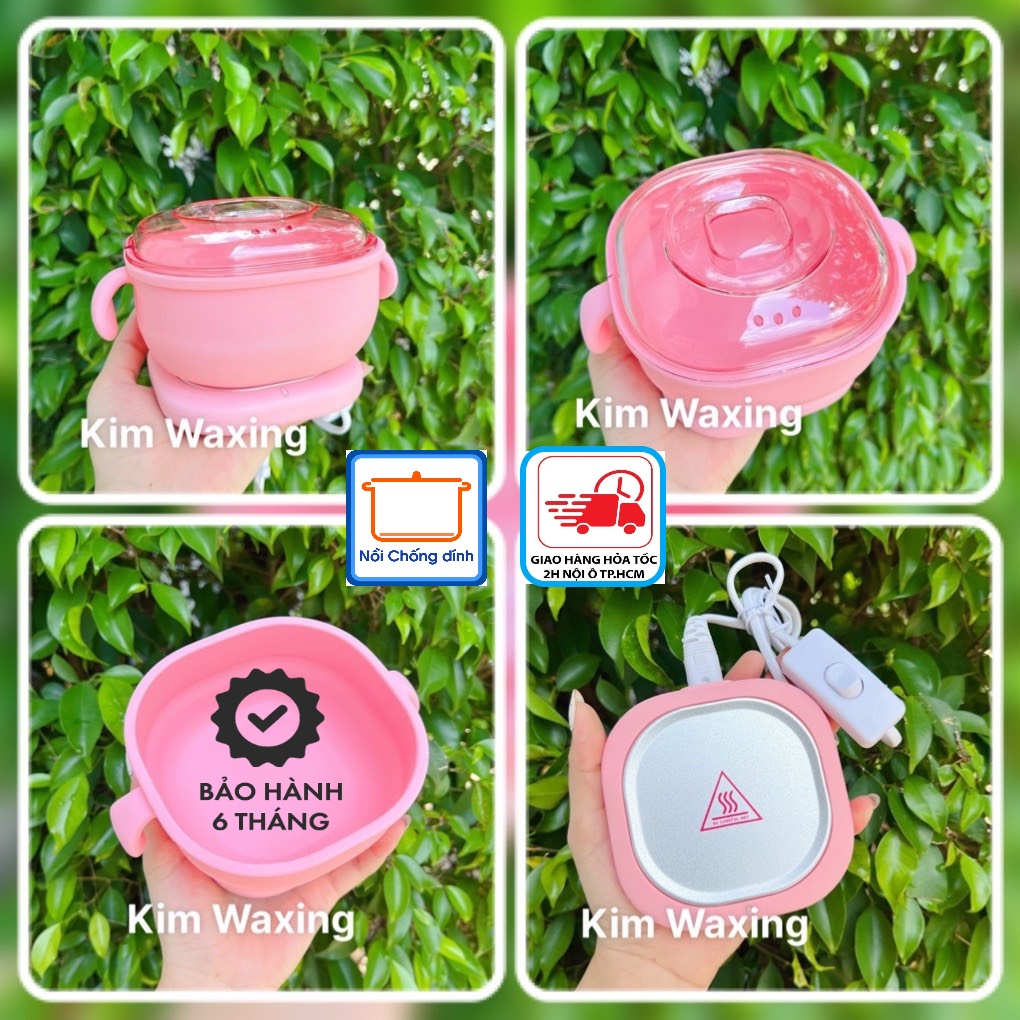 Nồi Nấu Sáp Wax Lông Silicon Điện Từ Chống Dính