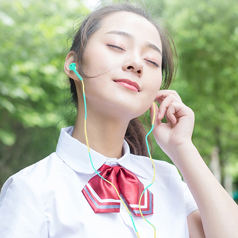 U24 Macaron Tai Nghe Chụp Tai Phối Màu-Tai Tai Nghe 3.5Mm Erabuds Tai Nghe Đa Năng Với Tai Nghe Kèm Mic