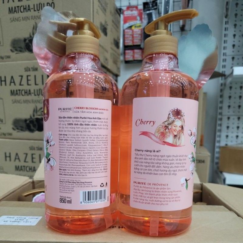 Sữa tắm Purite Provence Cherry Blossom 850ml