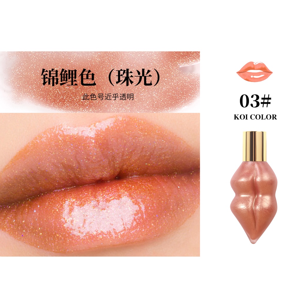 Son Bóng Dưỡng Môi Căng Mọng Chiết Xuất Gừng Bạc Hà TIKTOK