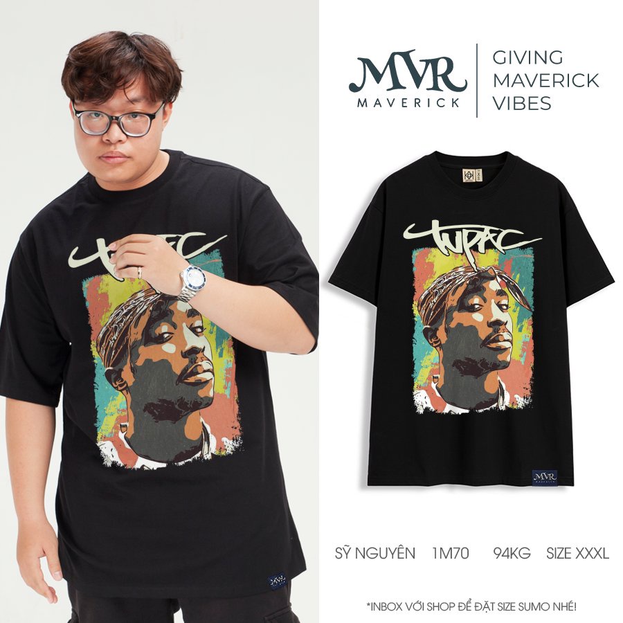 Áo form rộng tay lỡ hip hop cực chất phong cách cổ điển MVR size rộng tee Mỹ BB4209