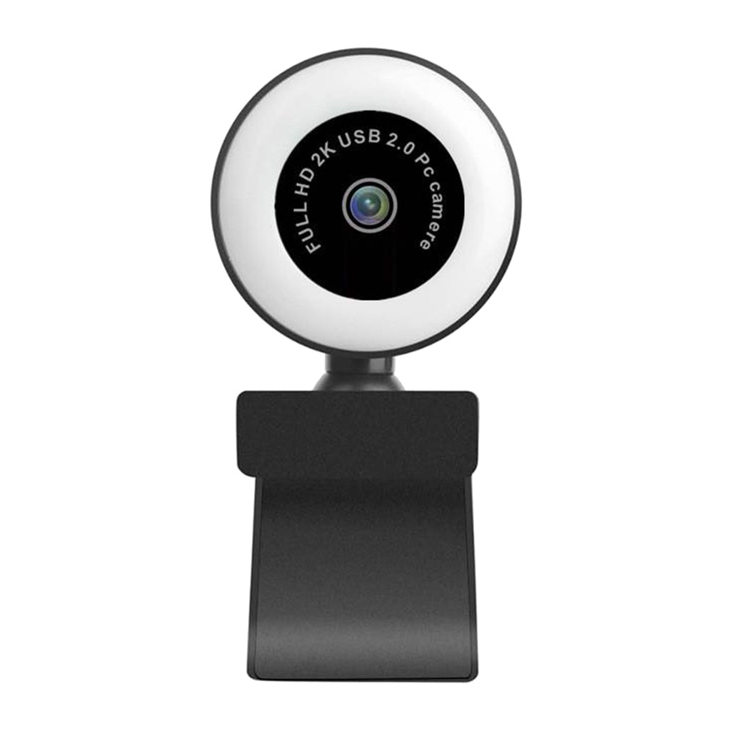 [giá giới hạn] Mini 1080P/2K/5MP Webcam with   Fill Light and Mic  1080p Fixed Focus | WebRaoVat - webraovat.net.vn
