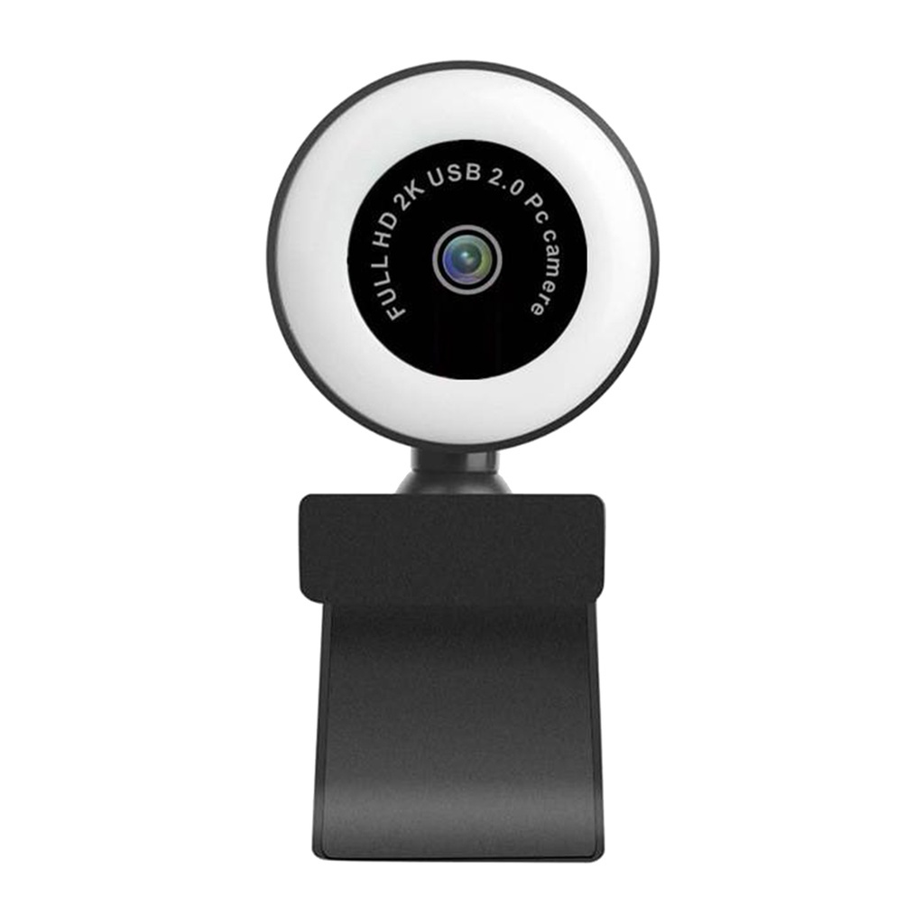[giá giới hạn] Mini 1080P/2K/5MP Webcam with   Fill Light and Mic  1080p Fixed Focus | BigBuy360 - bigbuy360.vn